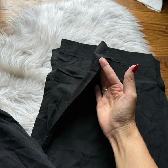 NWT Madewell Drawstring Wide-Leg Pants in black - Picture 11 of 15